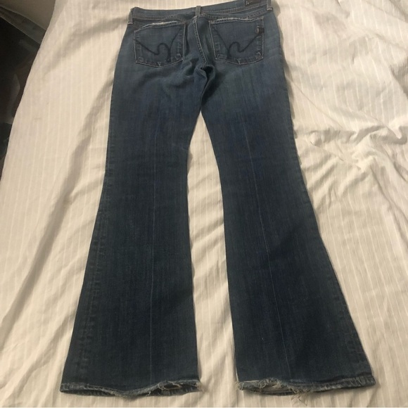Citizens of Humanity Ingrid #002 Stretch Low Waist Flare Jeans Size 30 - Picture 6 of 8